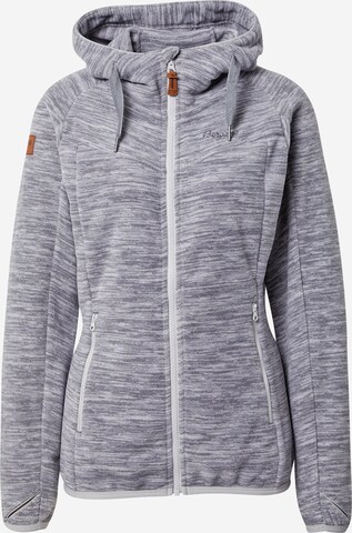 Bergans Athletic Fleece Jacket 'Hareid' in Grey: front