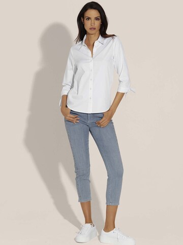 Coupe slim Jean MADELEINE en bleu