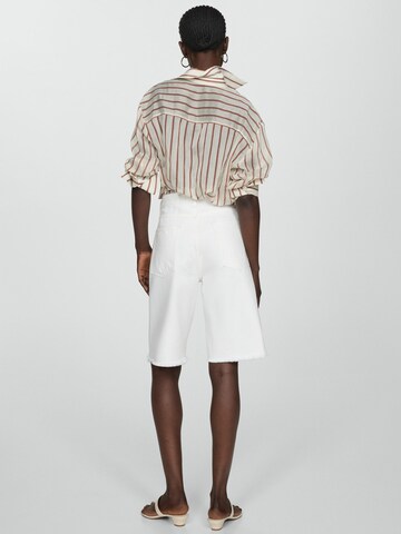 MANGO Loose fit Jeans 'Vera' in White
