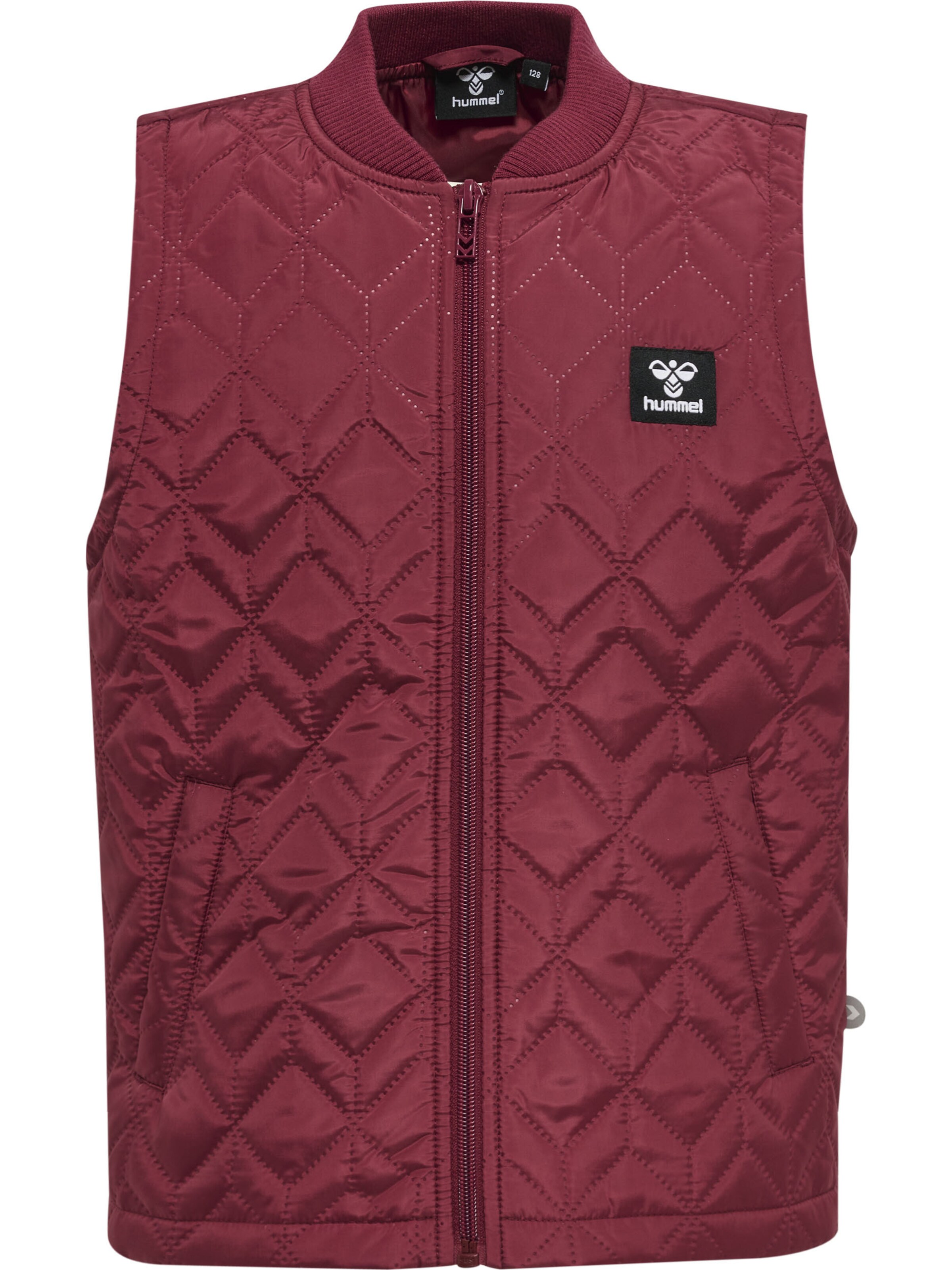 Hummel Weste in Lila: Vorderseite