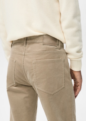 MANGO MAN Regular Pants 'Ercolano' in Beige