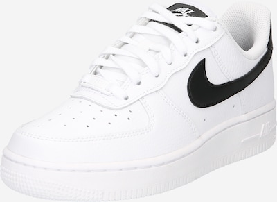 Nike Sportswear Platform trainers 'AIR FORCE 1 07' in Black / White, Item view
