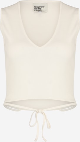 ABOUT YOU REBIRTH STUDIOS Top 'Tamara' in White: front