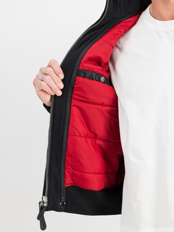 ALPHA INDUSTRIES Between-Season Jacket 'MA-1 D-Tec' in Black