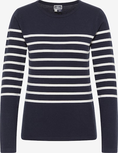 DreiMaster Maritim Pulover u morsko plava / bijela, Pregled proizvoda