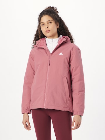 ADIDAS SPORTSWEAR - Casaco deportivo 'Bsc Sturdy Insulated ' em rosa: frente