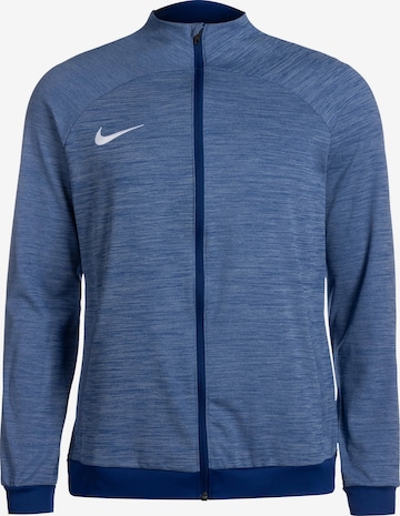 Giacca per l'allenamento 'Academy' di NIKE in blu: frontale