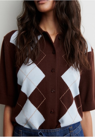 SECOND FEMALE Strickjacke in Braun