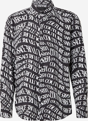Versace Jeans CoutureComfort Fit Košulja - crna boja: prednji dio