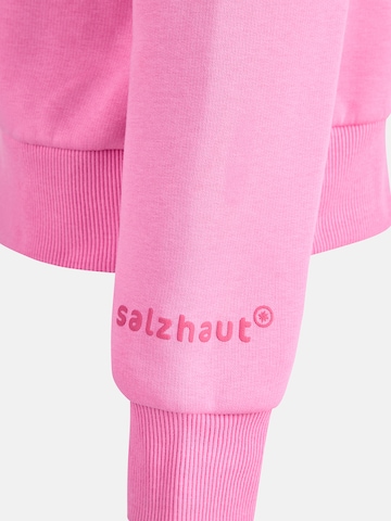 salzhaut Sweatshirt 'SUTSCHE' in Pink