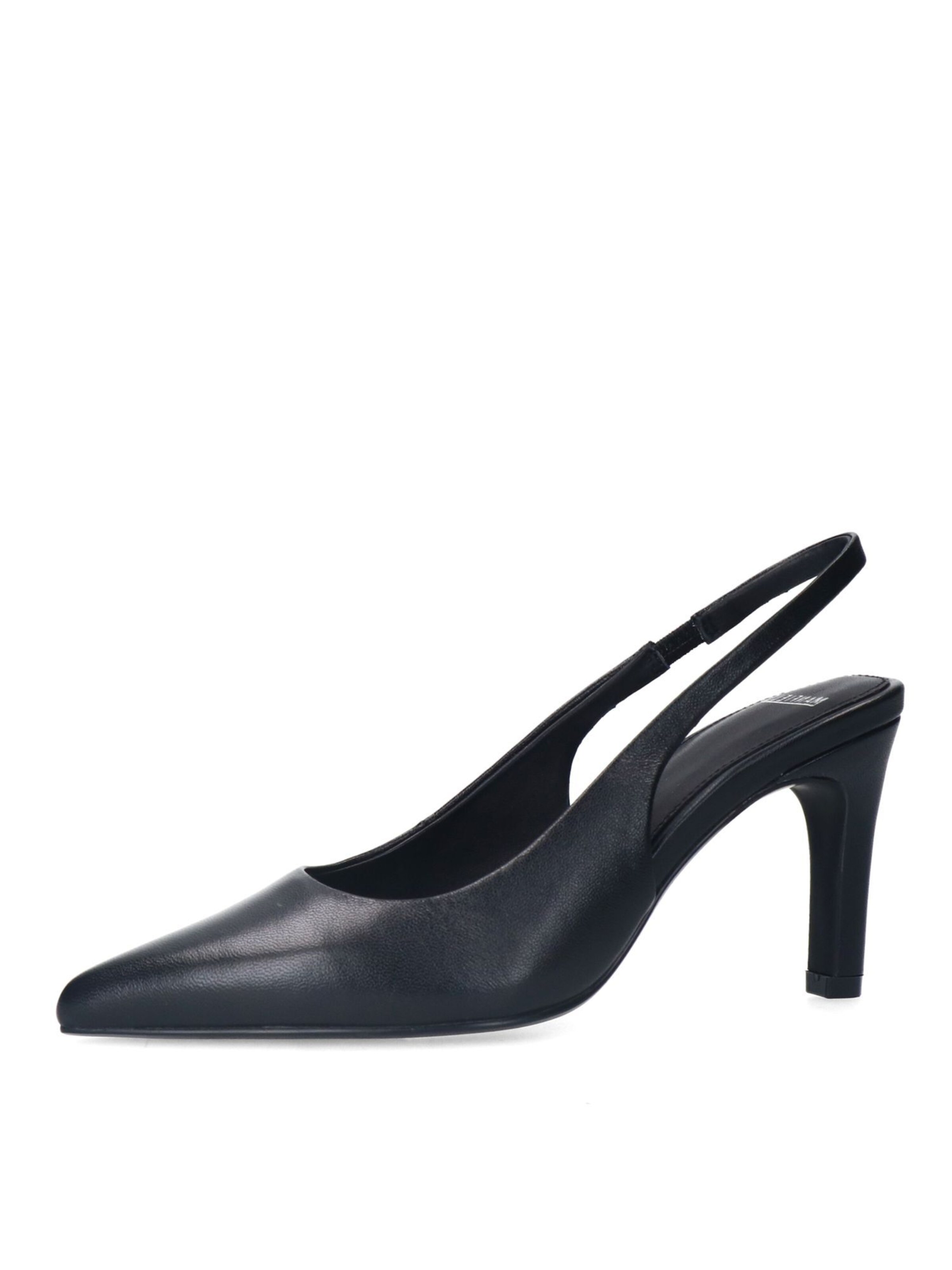 MANFIELD Slingpumps in Zwart: voorkant