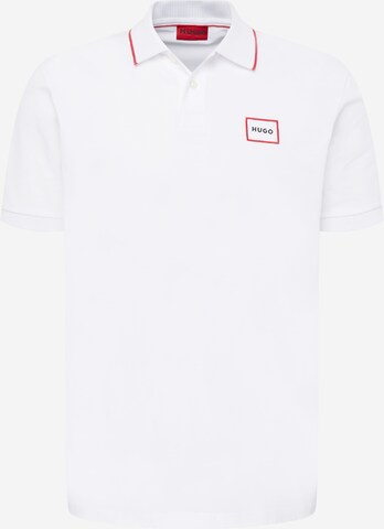 HUGO - Camiseta 'Demlock' en blanco: frente
