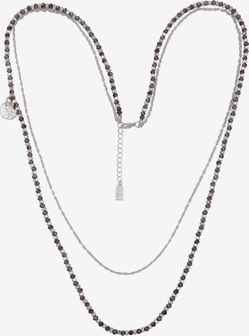 Leslii Necklace in Brown: front