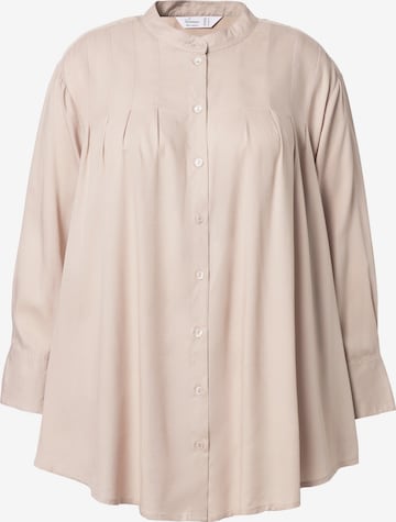 MIAMODA Blouse in Beige: front