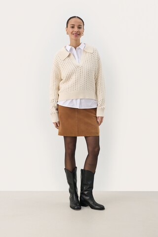 Pull-over 'Naiya' Part Two en blanc