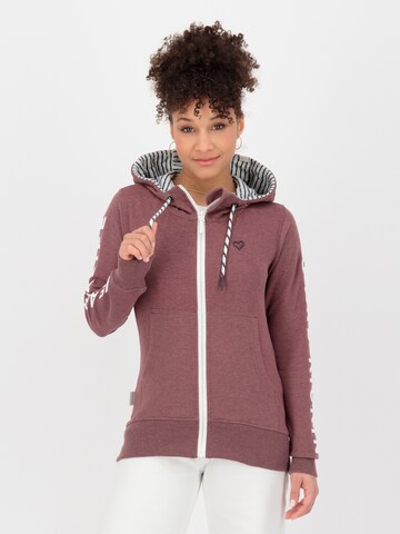 Alife and Kickin Sweatjacke 'JessyAK' in Pink: Vorderseite