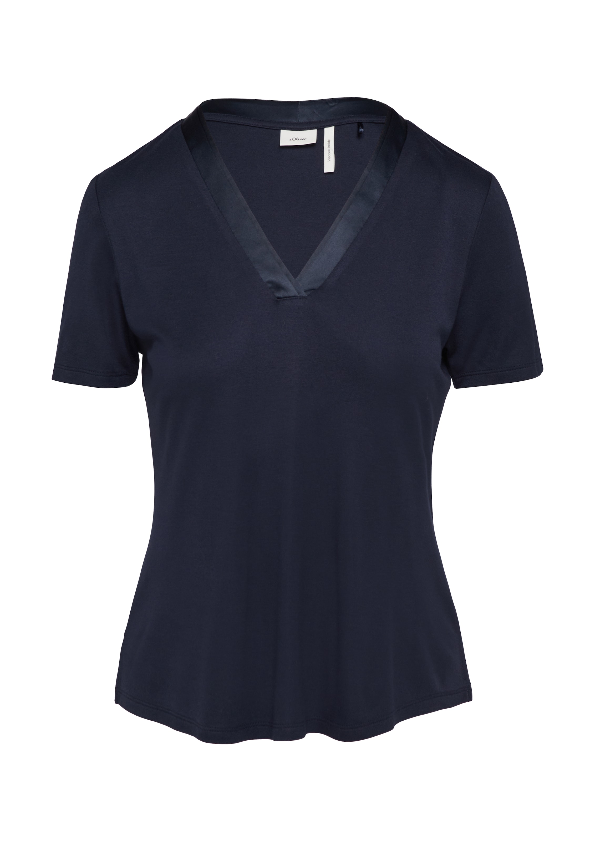 s.Oliver BLACK LABEL Shirt in Blue: front