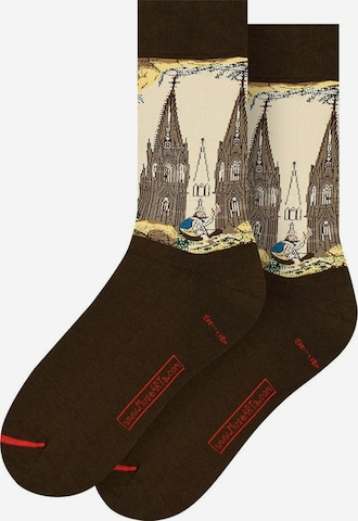 MuseARTa Socken in Braun: predná strana