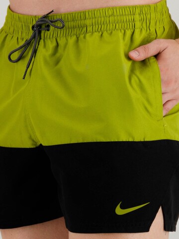 Nike Swim Athletic Swim Trunks 'Split 5' in Green