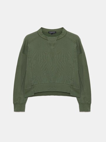 No Matter What Sweatshirt in Grün: Vorderseite