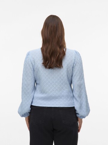 Vero Moda Curve Bluse 'VMCFlower' i blå