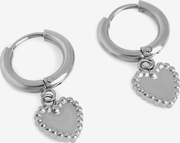 Akitsune Earrings 'Adoration' in Silver: front