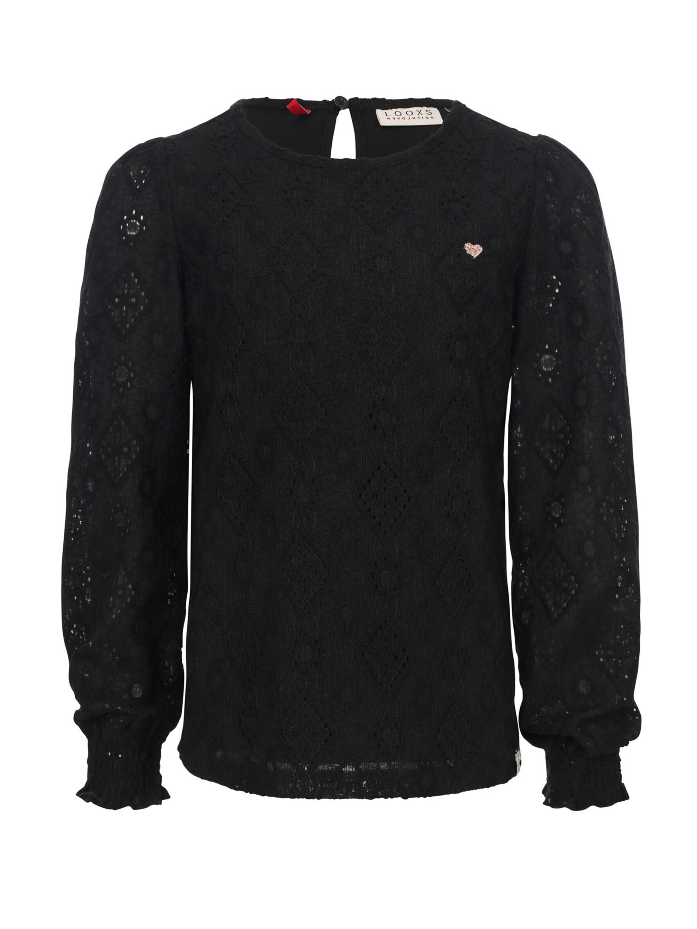 Looxs Revolution Blouse in Zwart: voorkant