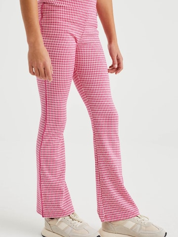 WE Fashion - Flared Leggings em rosa