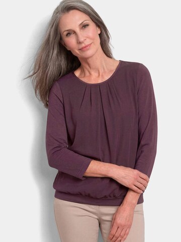 Goldner Bluse in Lila