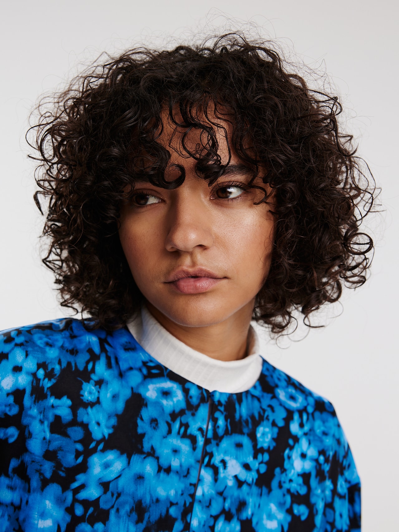 EDITED Producten Jurk 'Jeanette' Blauw