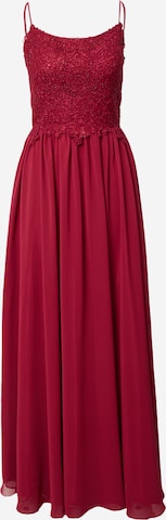 mascara Evening Dress in Red: front