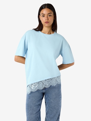 T-shirt Noisy may en bleu : devant