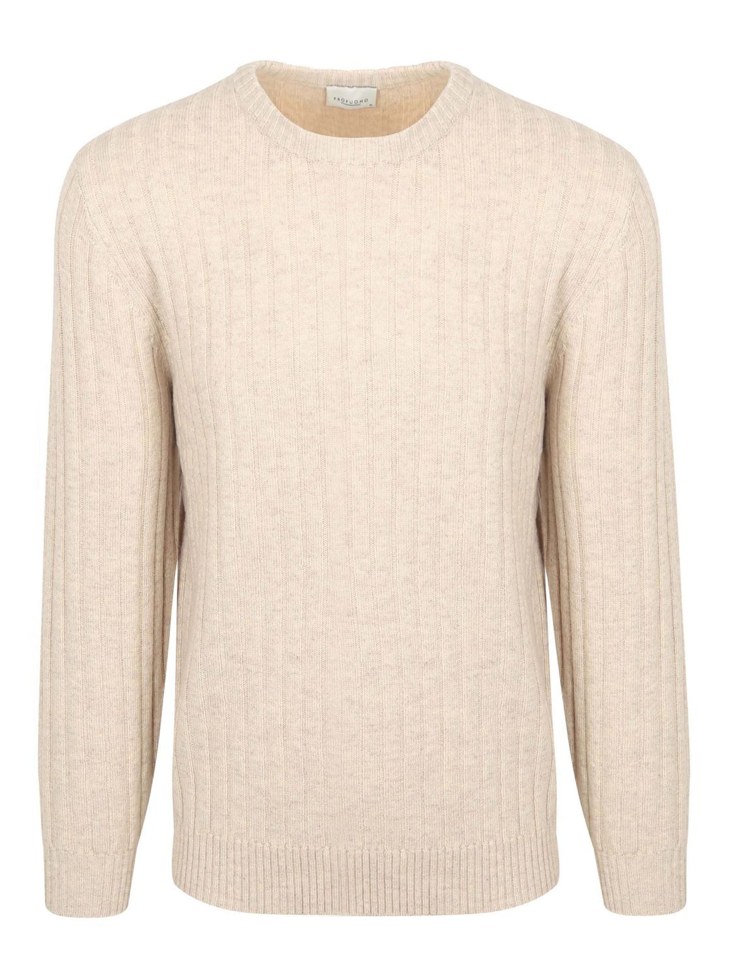 Profuomo Sweater in Beige: front