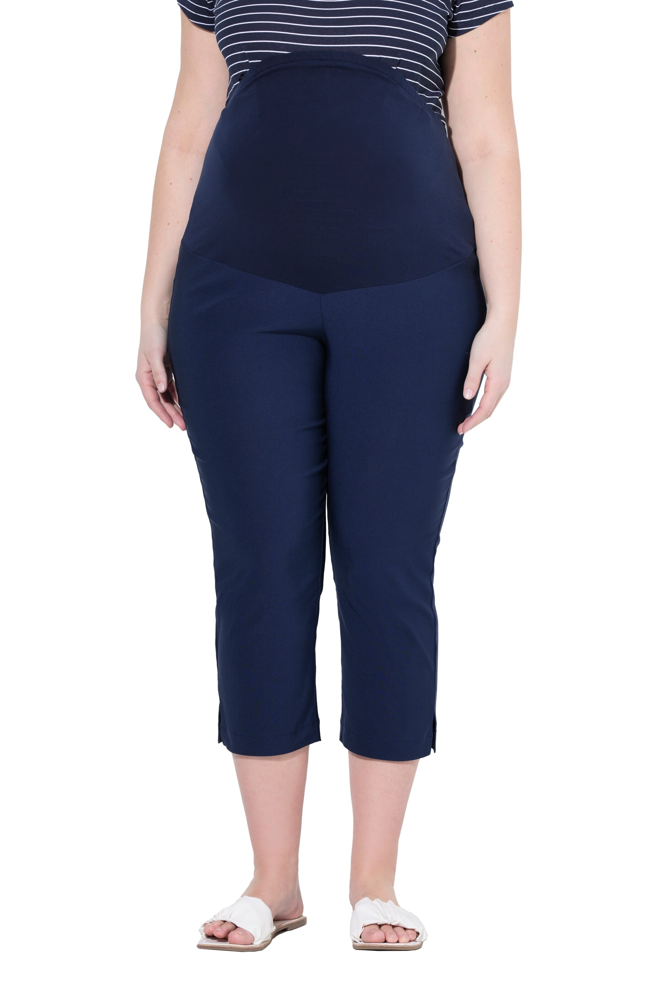 Ulla Popken Regular Hose in Blau: Vorderseite