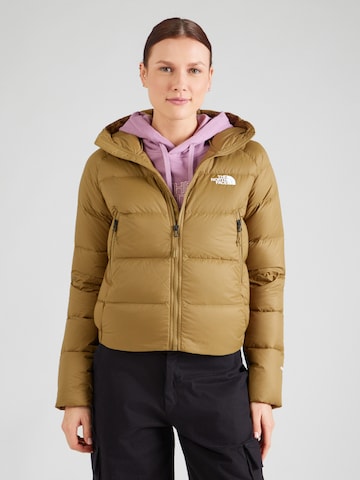 THE NORTH FACE Outdoorová bunda 'HYALITE' – hnědá: přední strana