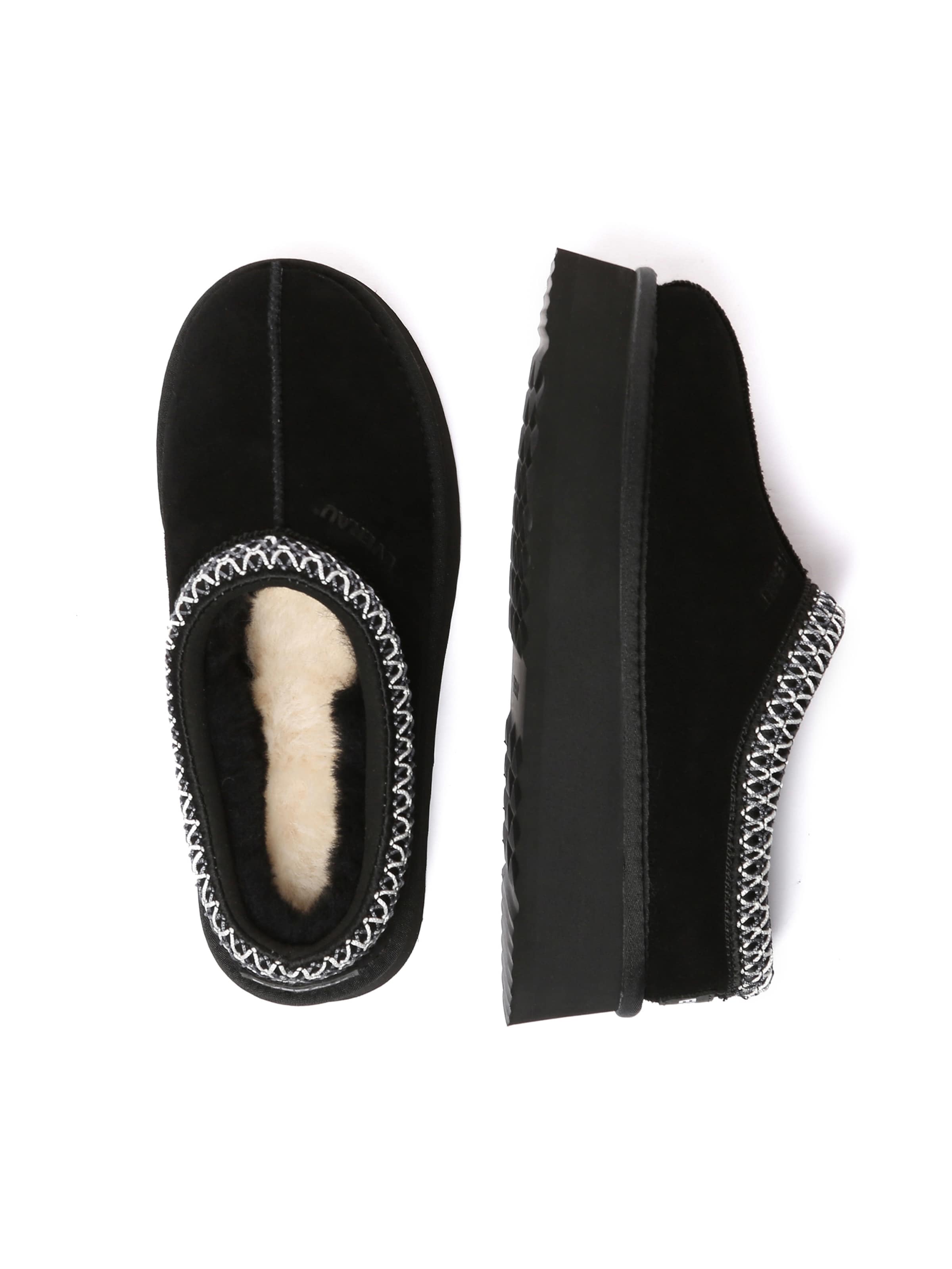 Everau Huisschoenen 'Wonga' in Zwart