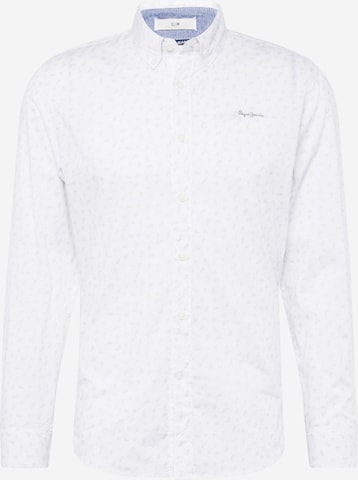 Pepe Jeans Regular fit Overhemd 'CUXTON' in Wit: voorkant