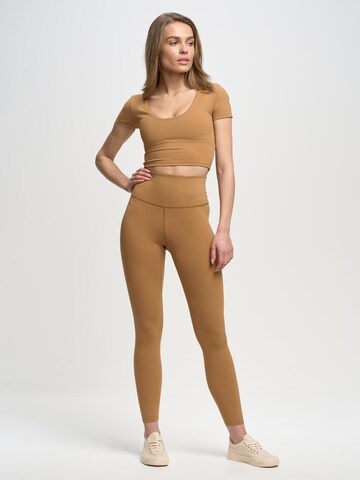 BIG STAR Skinny Funktionshose 'GALINA' in Gelb
