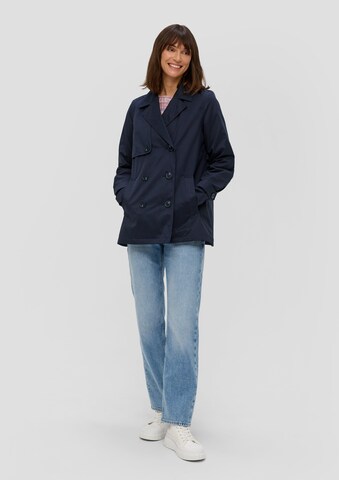 s.Oliver Between-Seasons Coat in Blue