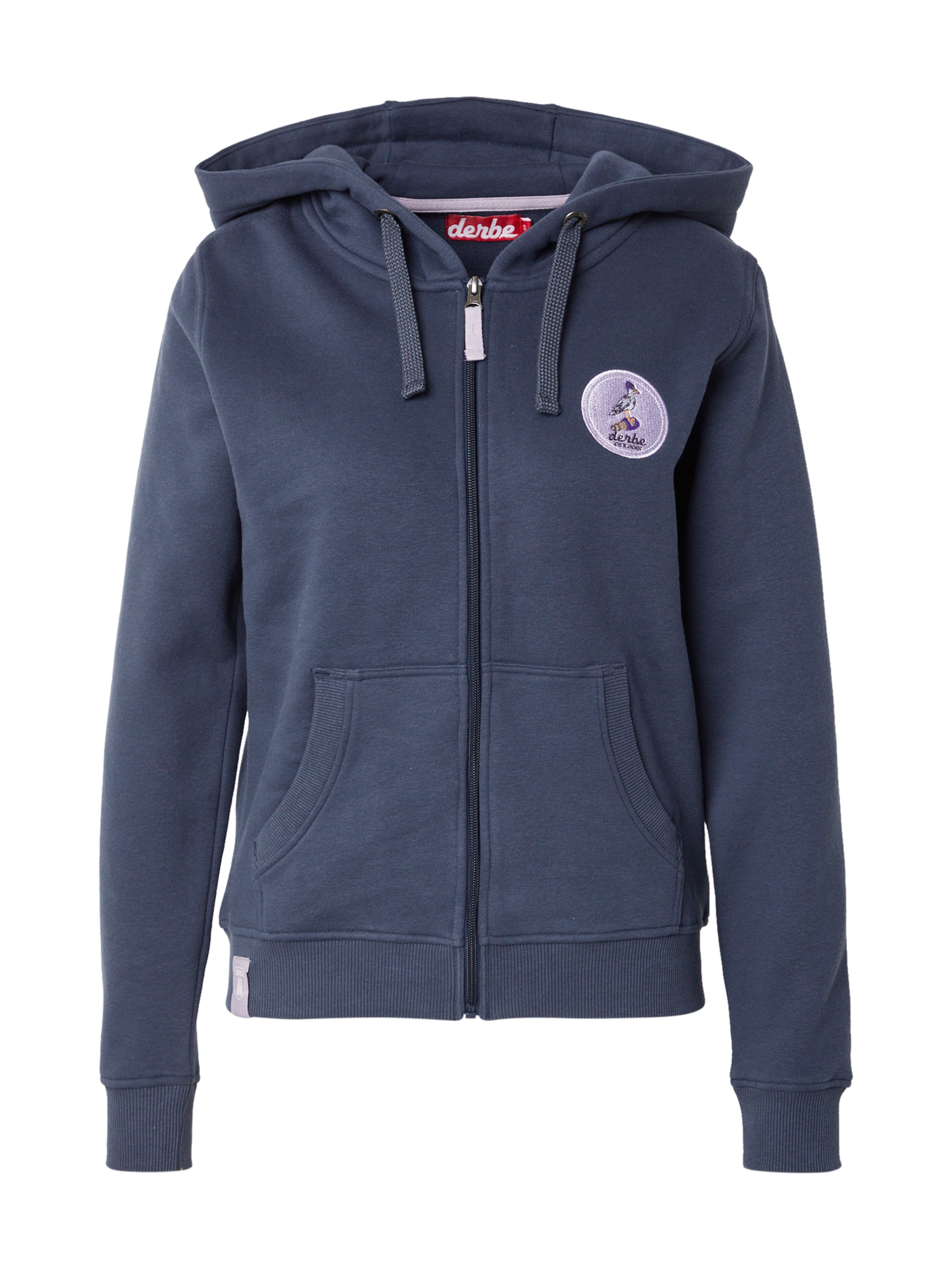 Hanorac 'Travel Friese MINIDOTS' de la Derbe pe albastru: față