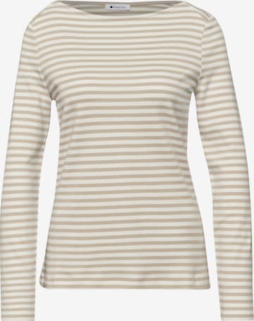STREET ONE Shirt in Beige: Vorderseite