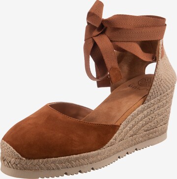UNISA Sandals in Brown: front