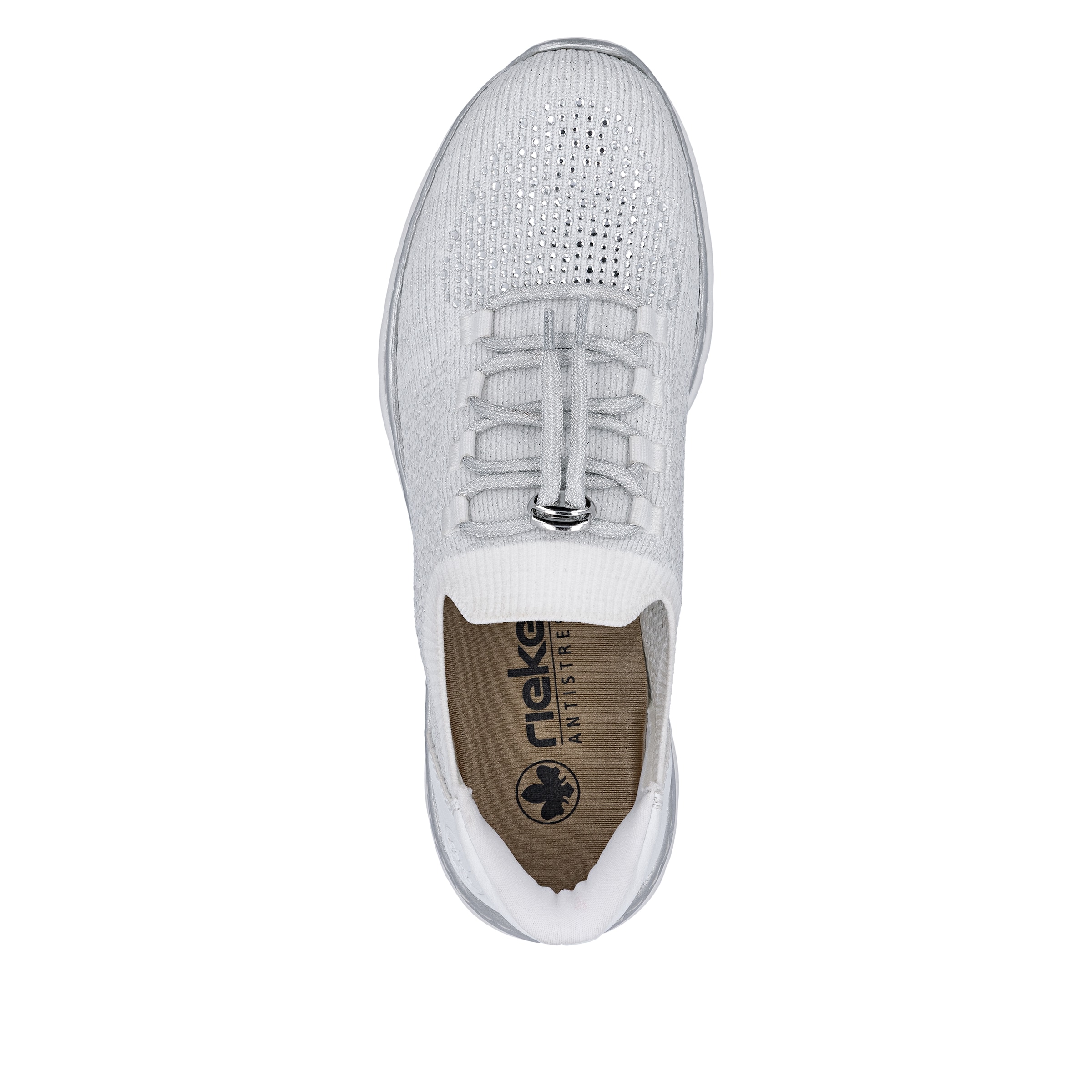 Rieker Slip-Ons in Silver