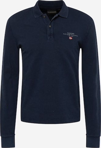 NAPAPIJRI Shirt 'ELBAS' in Blauw: voorkant