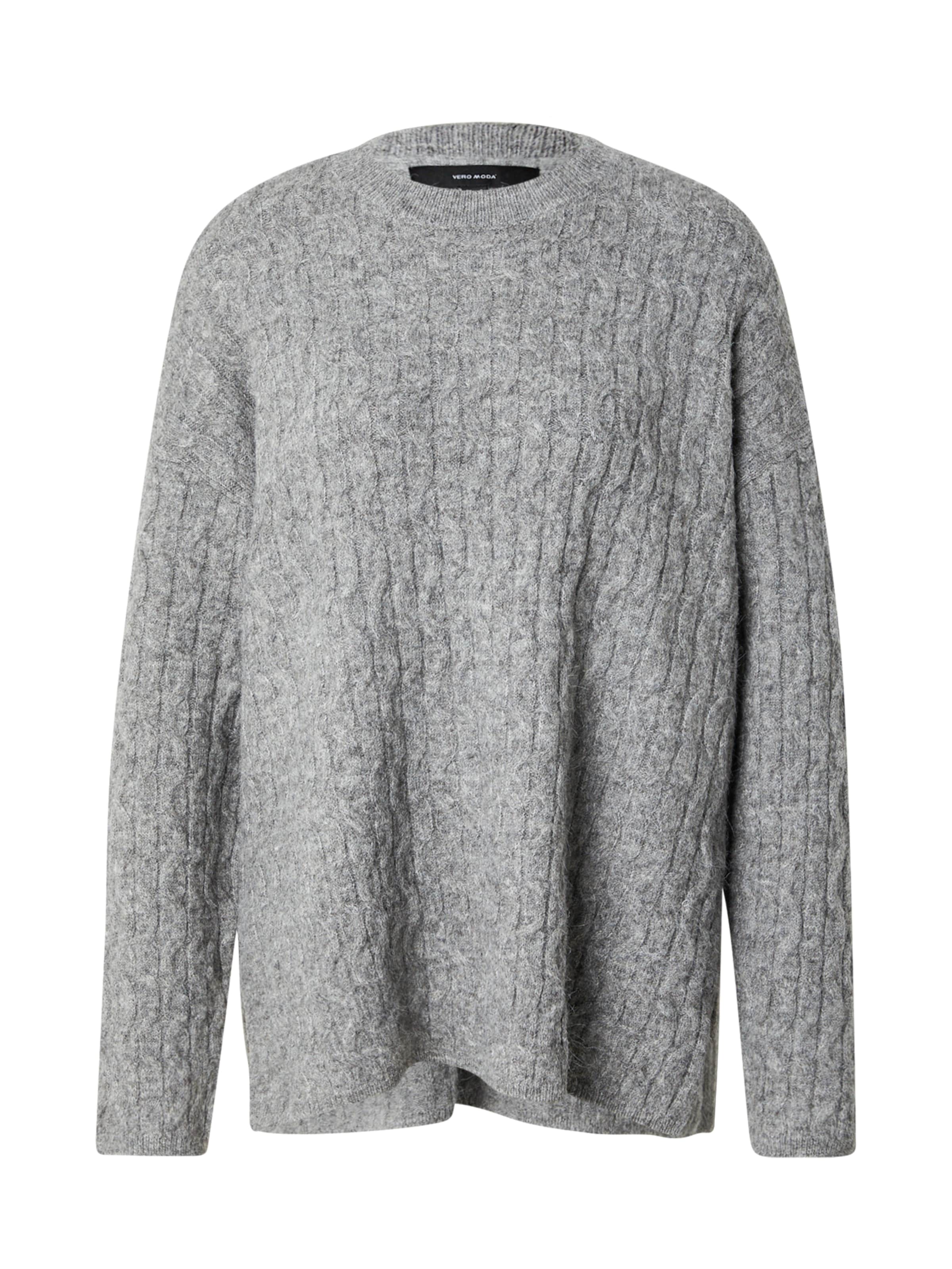 VERO MODA Sweater 'VMELYA' in Grey: front