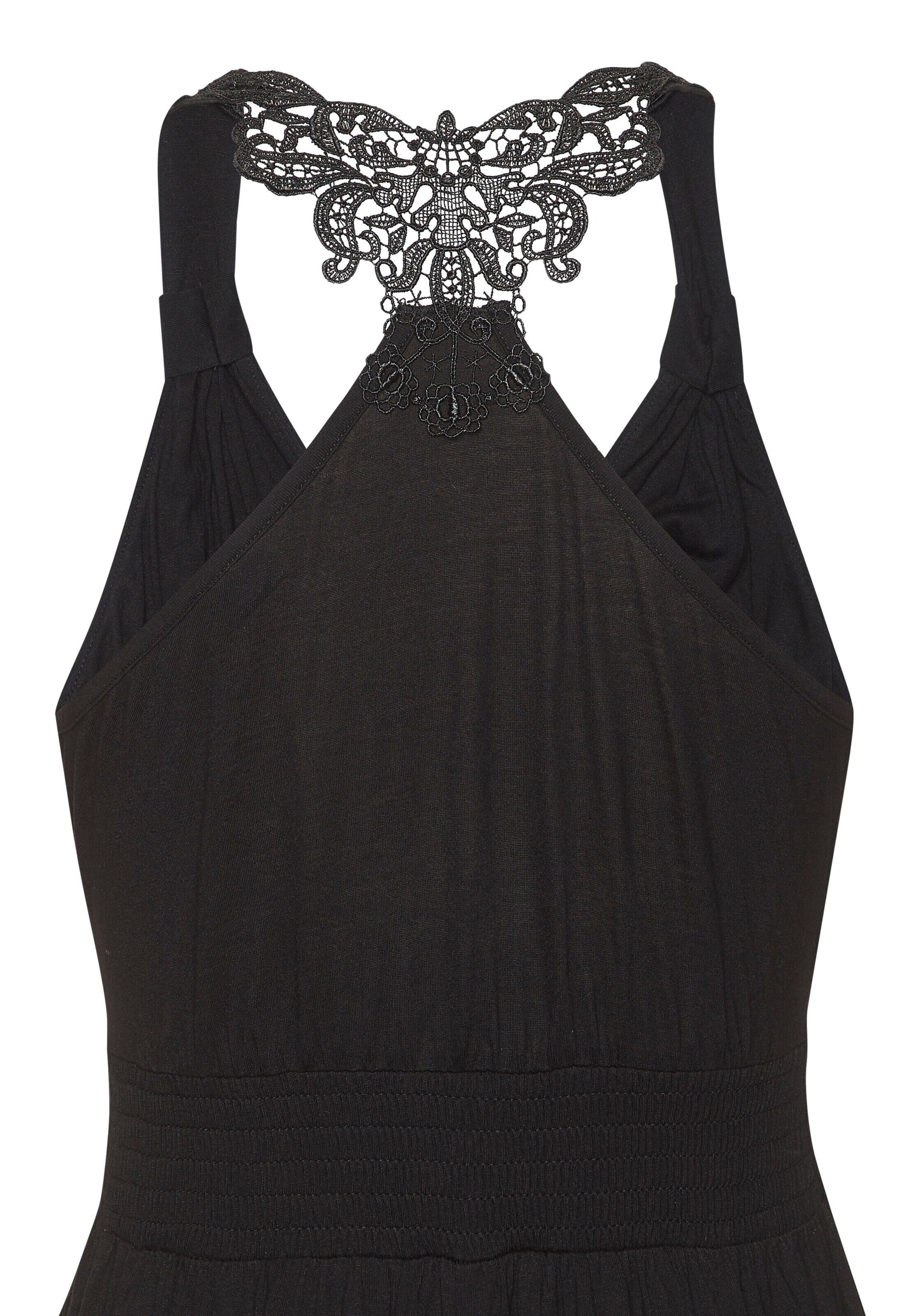 LASCANA Abendkleid in Schwarz