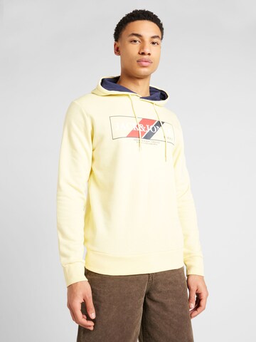 JACK & JONES Sweatshirt 'LOOF' in Geel: voorkant