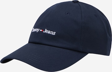 Tommy Jeans - Gorra en azul: frente