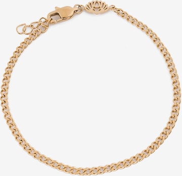 Akitsune Bracelet 'Via Cuban' in Gold: front