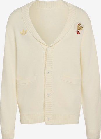 ADIDAS PERFORMANCE - Casaco de malha 'Frankreich Rugby 120 Years' em branco: frente